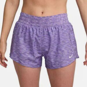 Nike Women’s One Dri-FIT Mid Rise 3” Brief-Lined Shorts NWT